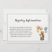 バーリーウェイジェンダーニュートラル赤ちゃんシャワー招待状 招待状 (裏面)