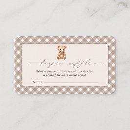 バーリーウェイニュートラルシンプルベイビーシャワー エンクロージャーカード