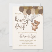 バーリーウェイニュートラルベビーシャワー招待状 招待状 (正面)