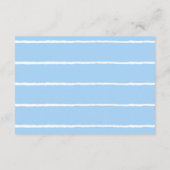 バーリーウェイブルーテディベアブックスフォーズベビー エンクロージャーカード (裏面)