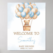 バーリーウェイブルーホットエアバルーンベビーへようこそ ポスター (正面)