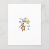 バーリーウェイベアーバジェットベビーシャワー招待状 (裏面)