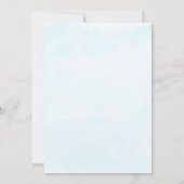 バーリーウェイベビーシャワー招待状 招待状 (裏面)