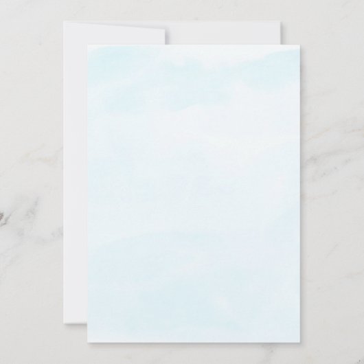 バーリーウェイベビーシャワー招待状 招待状 (裏面)