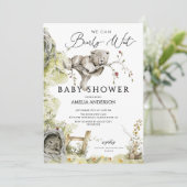 バーリーウェイベビーシャワー招待状 招待状 (スタンド正面)