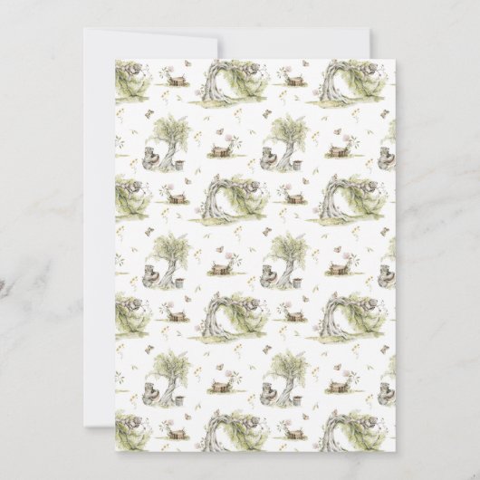 バーリーウェイベビーシャワー招待状 招待状 (裏面)