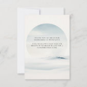 バーリーウェイポーラママベアキューブ男の赤ちゃんシャワー サンキューカード (裏面)