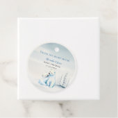 バーリーウェイポーラママベアキューブ男の赤ちゃんシャワー フェイバータグ (インサイチュ)