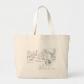 バーリーキャッスルハイランダーウェスティードッグズトートバッグ ラージトートバッグ (正面)