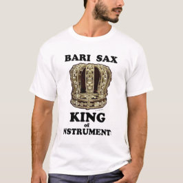 バーリーサックスキングオブ楽器 Tシャツ