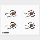 バーリーサックスナット 楕円形シール (シート)