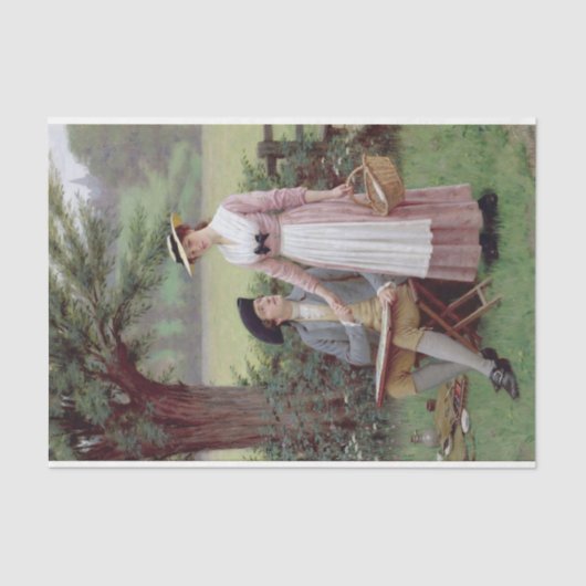 バーリー卿とその婦人 薄葉紙 (正面)