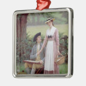 バーリー卿とその愛 メタルオーナメント (左)