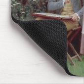 バーリー卿と彼の婦人（ロマンチックな愛） マウスパッド (コーナー)