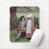 バーリー卿と彼の婦人（ロマンチックな愛） マウスパッド (マウス)
