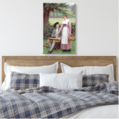 バーリー卿と美しい婦人 キャンバスプリント (インサイチュ (寝室))