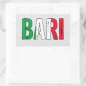 バーリ・イタリア 長方形シール (バッグ)