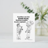 バーリ・サックスがゾンビを爆発 ポストカード (スタンド正面)