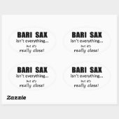 バーリ・サックスは全てではない 楕円形シール (シート)