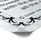 バーリ・サックス免許 ポスター (角)