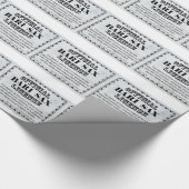 バーリ・サックス免許 ラッピングペーパー (角)