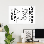 バーリ・サックス選手と対戦しない ポスター (ホームオフィス)