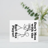 バーリ・サックス選手と対戦しない ポストカード (スタンド正面)