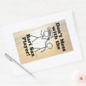 バーリ・サックス選手の長方形Stで混乱してはいけない 長方形シール (封筒)