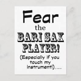 バーリ・サックス選手を恐れる ポストカード