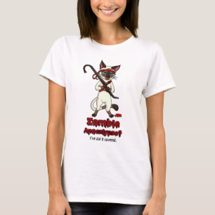 バールのゾンビの殺害者を持つTonkinese猫 Tシャツ