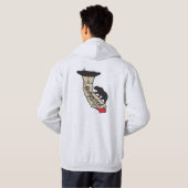 バールカリフォルニア パーカ (裏面フル)