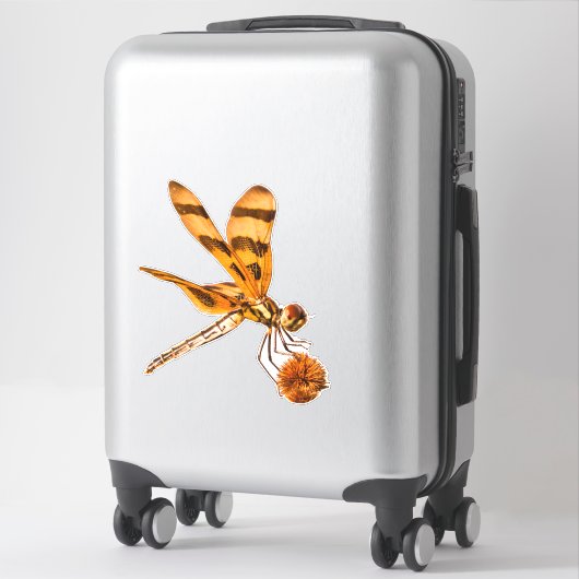 バールリードでバンダントドラゴンフライをクローズアップ シール (スーツケース)