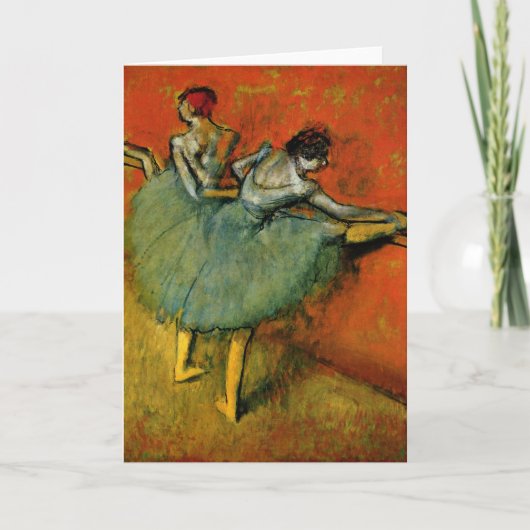 バーレでダンサー – Edgar Degas - 1888 カード (正面)