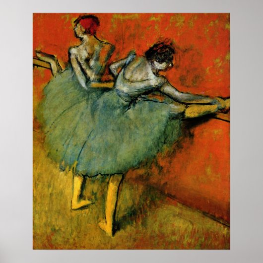 バーレでダンサー – Edgar Degas - 1888 ポスター (正面)