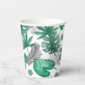 バーレアンカートンavecモチーフ熱帯 紙コップ (裏面)