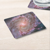 バーレッドスパイラル銀河系メシエ83. スクエアペーパーコースター (アングル)