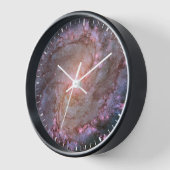 バーレッドスパイラル銀河系メシエ83. 壁時計 (傾斜)