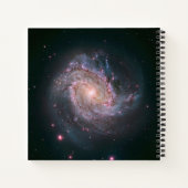 バーレッドスパイラル銀河系メシエ83.2 ノートブック (裏面)