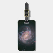 バーレッドスパイラル銀河系メシエ83.2 ラゲッジタグ (正面縦)