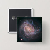 バーレッドスパイラル銀河系メシエ83.2 缶バッジ (正面&裏面)