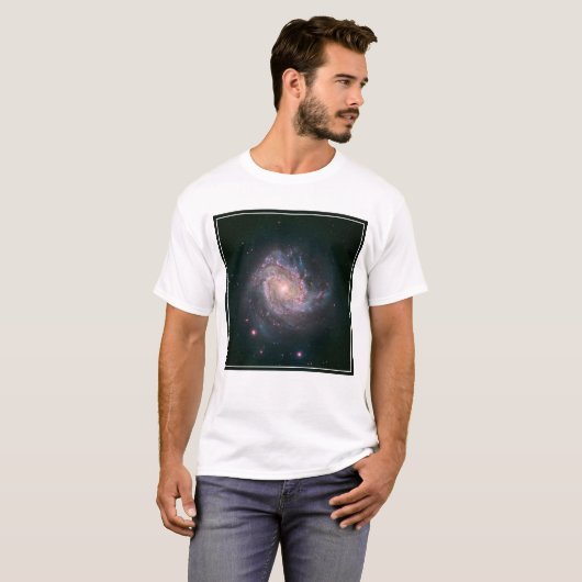 バーレッドスパイラル銀河系メシエ83.2 Tシャツ (正面フル)