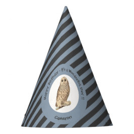 バーレッドフクロウ – 誕生日またはその他のパーティーをテーマにしたイベント パーティーハット