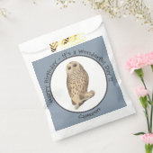 バーレッドフクロウ – 誕生日またはその他のパーティーをテーマにしたイベント フェイバーバッグ (封をした状態)