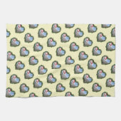 バーレッドロックチキンリースクリスマス キッチンタオル (横)