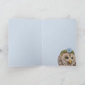 バーレッド・フクロウ・カードをレイシーする カード (内部)