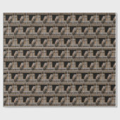 バーレッド・フクロウ ラッピングペーパー (フラット)