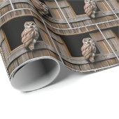 バーレッド・フクロウ ラッピングペーパー (ロールコーナー)