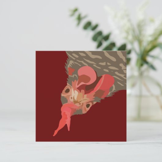 バーレッド・ロック・ヘン カード (スタンド正面)