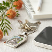 バーレドフクロウ キーホルダー (側面)