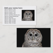 バーレドフクロウ 名刺 (正面/裏面)